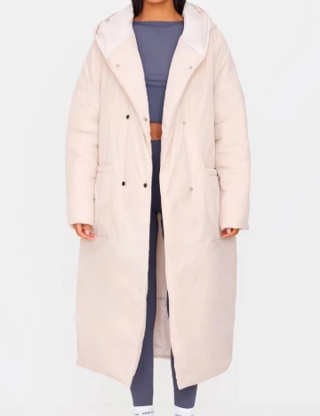 Geaca PrettyLittleThing, crem