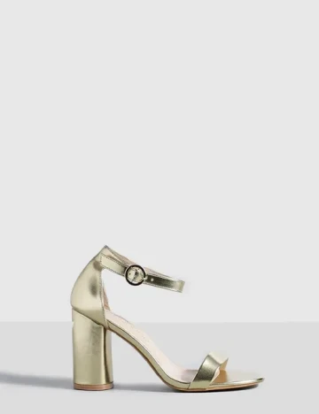 Sandale Boohoo, auriu Galben