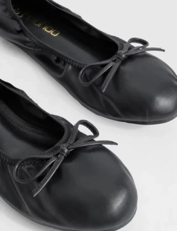 Balerini Boohoo, negru Negru