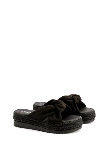 Slapi Boohoo, negru Negru