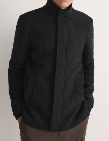 
						Palton Reserved, negru