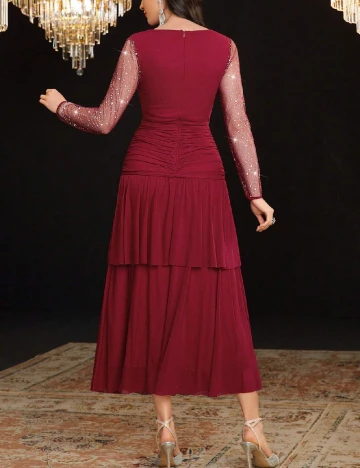 Rochie lunga SHEIN, rosu