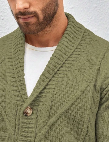 Cardigan SHEIN, verde Verde