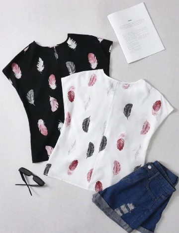 Set bluze 2 bucati SHEIN, mix culori