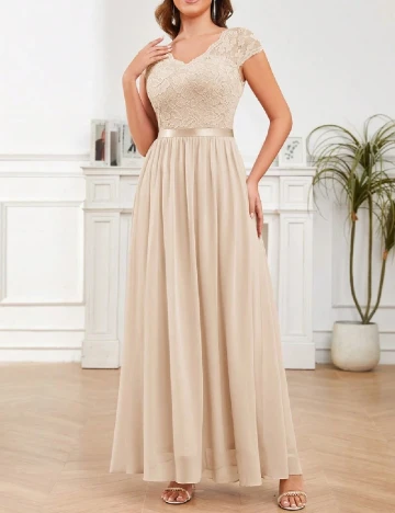 Rochie lunga SHEIN, bej