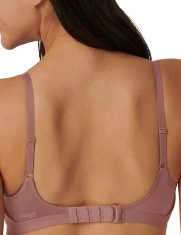 Sutien Sloggi by Triumph Plus Size, roz pudra inchis