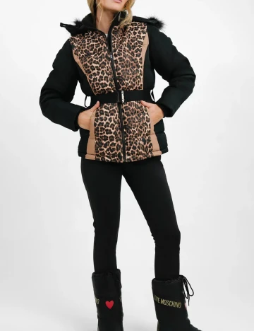 Geaca Threadbare, animal print