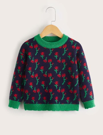 
						Pulover Shein Kids, bleumarin