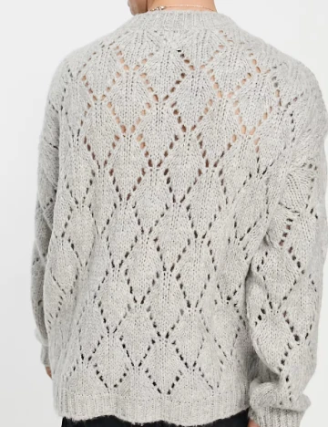 Pulover ASOS, gri