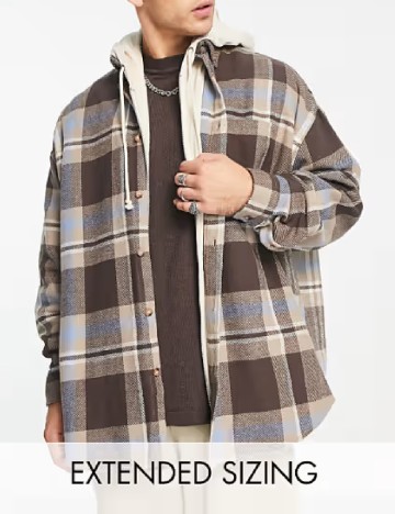 
						Jacheta Oversize ASOS, maro