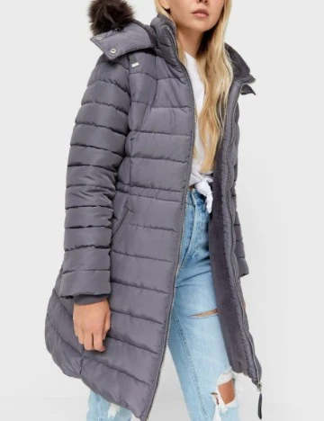 Geaca Stradivarius, gri