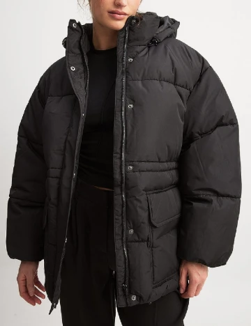 Geaca Oversize NA-KD, negru