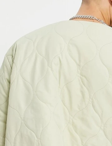Geaca reversibila ASOS, verde Verde