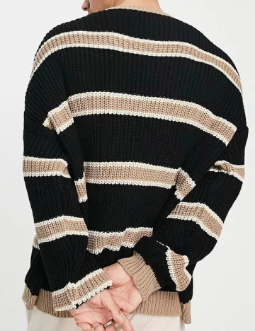 Pulover Oversize ASOS, negru