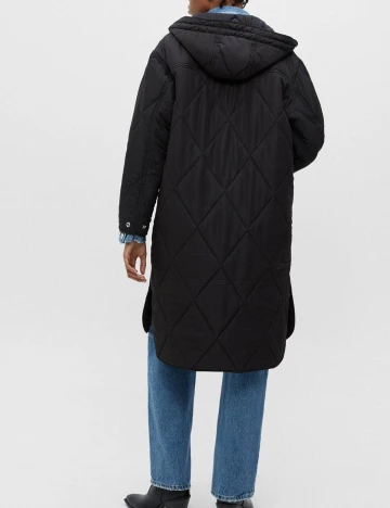 Geaca Pull&Bear, negru Negru