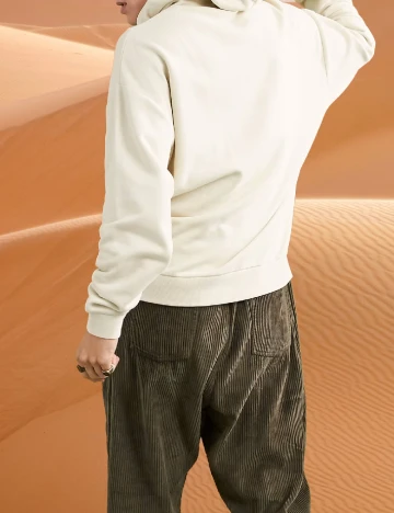 Hanorac Oversize ASOS, crem