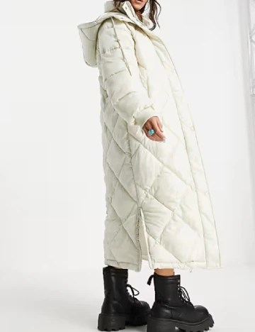 Geaca reversibila Top Shop, crem