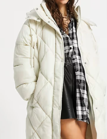 Geaca reversibila Top Shop, crem