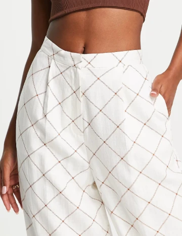 Pantaloni ASOS, alb