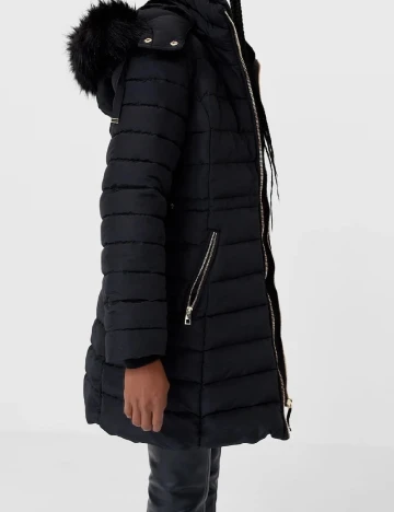 Geaca Stradivarius, negru