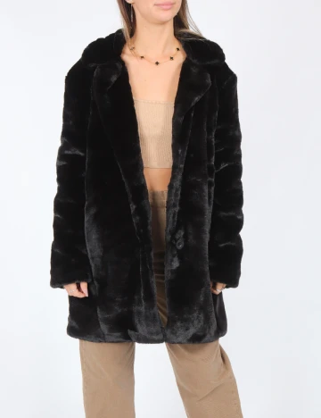 Palton Only, negru Negru