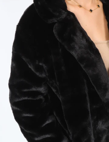 Palton Only, negru Negru