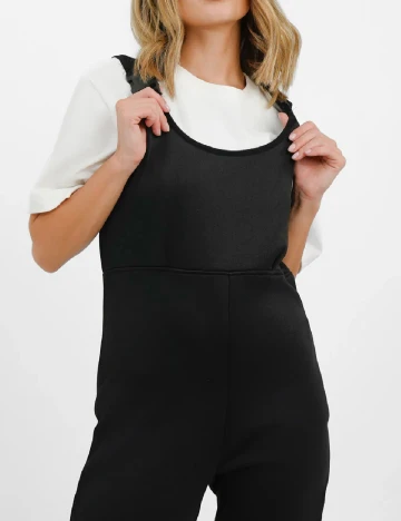 Salopeta de ski Threadbare, negru