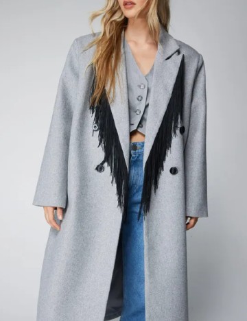 Palton Nasty Gal, gri