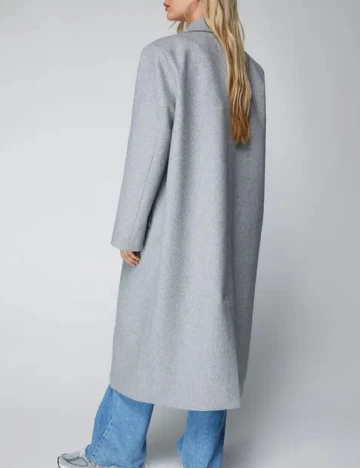 Palton Nasty Gal, gri
