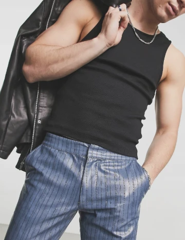 Pantaloni ASOS, albastru