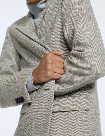 Palton Stradivarius, gri