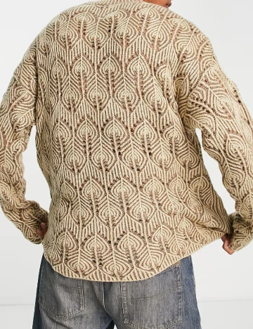 Pulover Oversize ASOS, maro