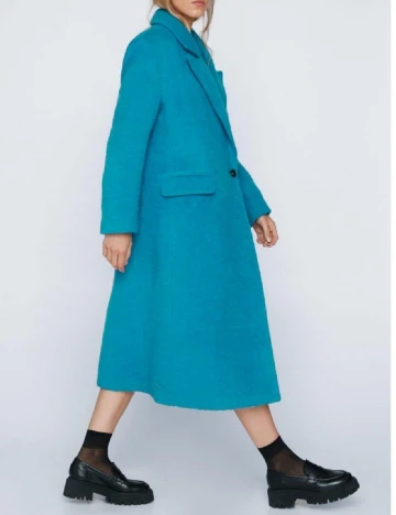 Palton Nasty Gal, albastru