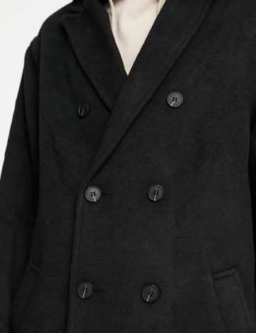 Palton oversize ASOS, negru