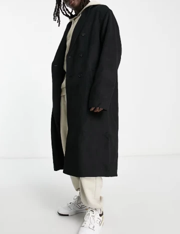 Palton oversize ASOS, negru