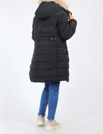Geaca Stradivarius, negru Negru