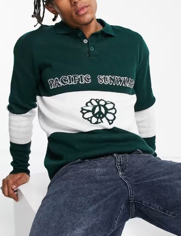 
						Pulover Pacsun, verde