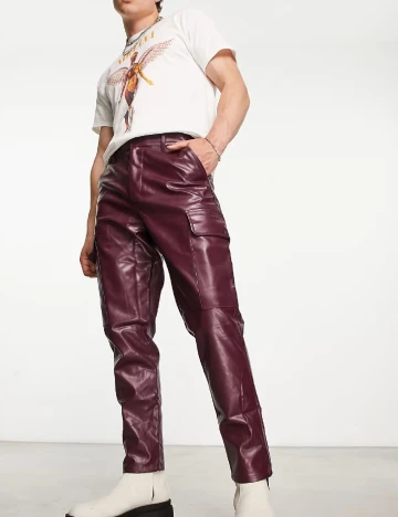 Pantaloni ASOS, pruna