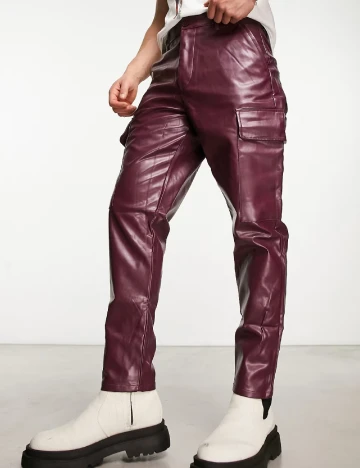 Pantaloni ASOS, pruna