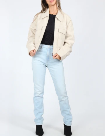 Jacheta Vero Moda, crem Crem