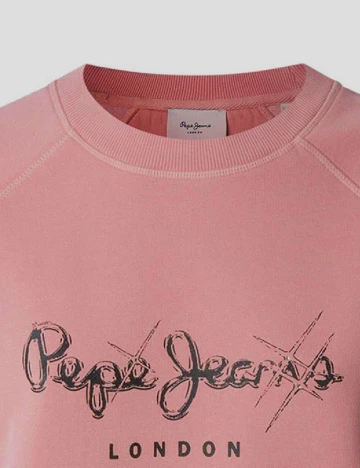 Bluza Pepe Jeans, roz pudra