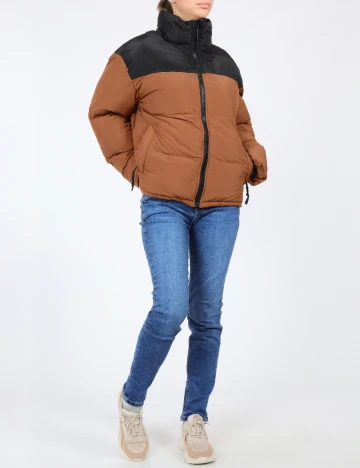 Geaca Oversize New Yorker, maro Maro
