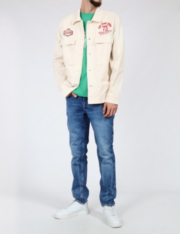 Jacheta Pepe Jeans, ecru