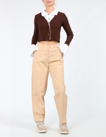 Pantaloni Pepe Jeans, crem