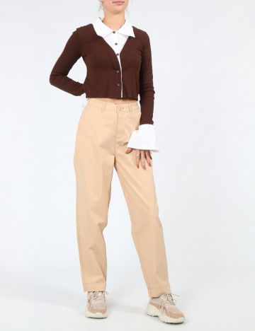 Pantaloni Pepe Jeans, crem