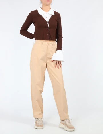 Pantaloni Pepe Jeans, crem