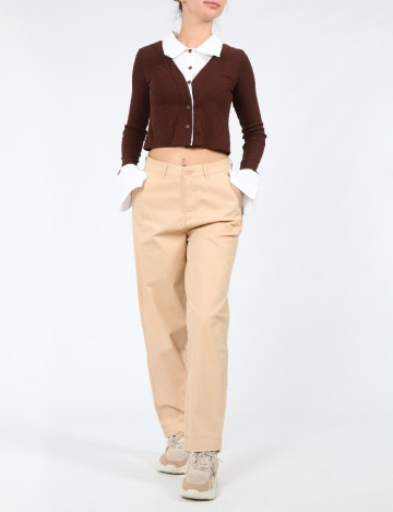 Pantaloni Pepe Jeans, crem