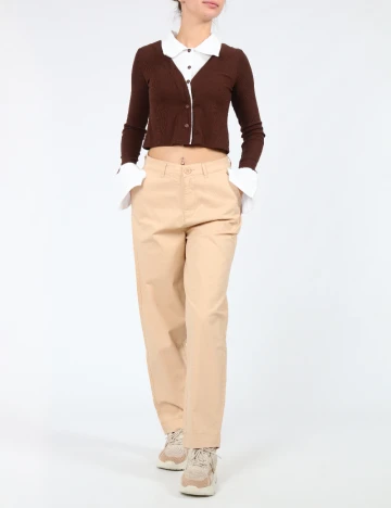 Pantaloni Pepe Jeans, crem