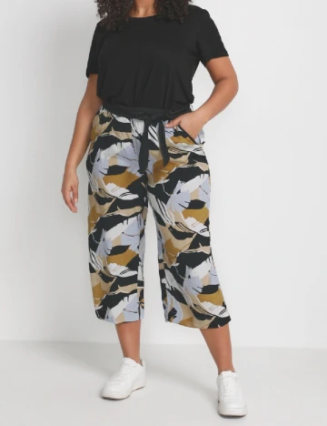 Pantaloni Kaffe Curve, mix culori