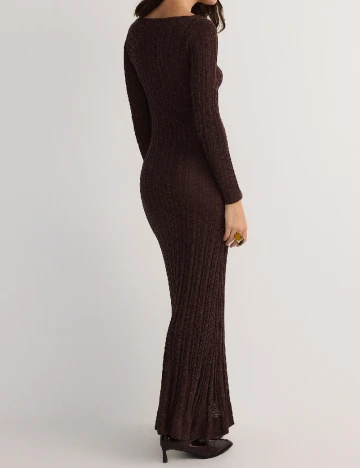 Rochie lunga Reserved, maro